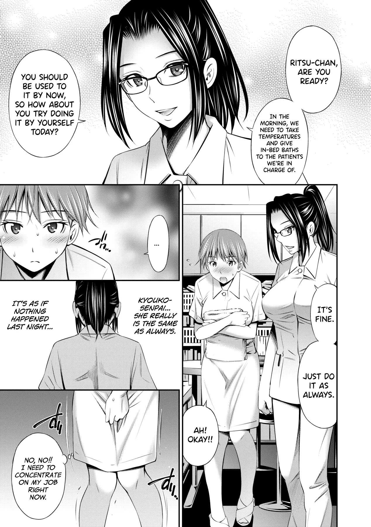 Hataraku Kangoshi no Sei Jijou page 144 - virginity big breasts hentai manga - read online free