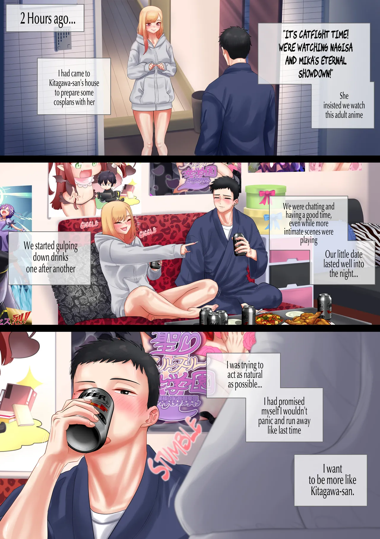 My Dress-Up Fuck Buddy page 84 featuring marin kitagawa sono bisque doll wa koi o suru parody - big breasts nakadashi hentai manga - read online free