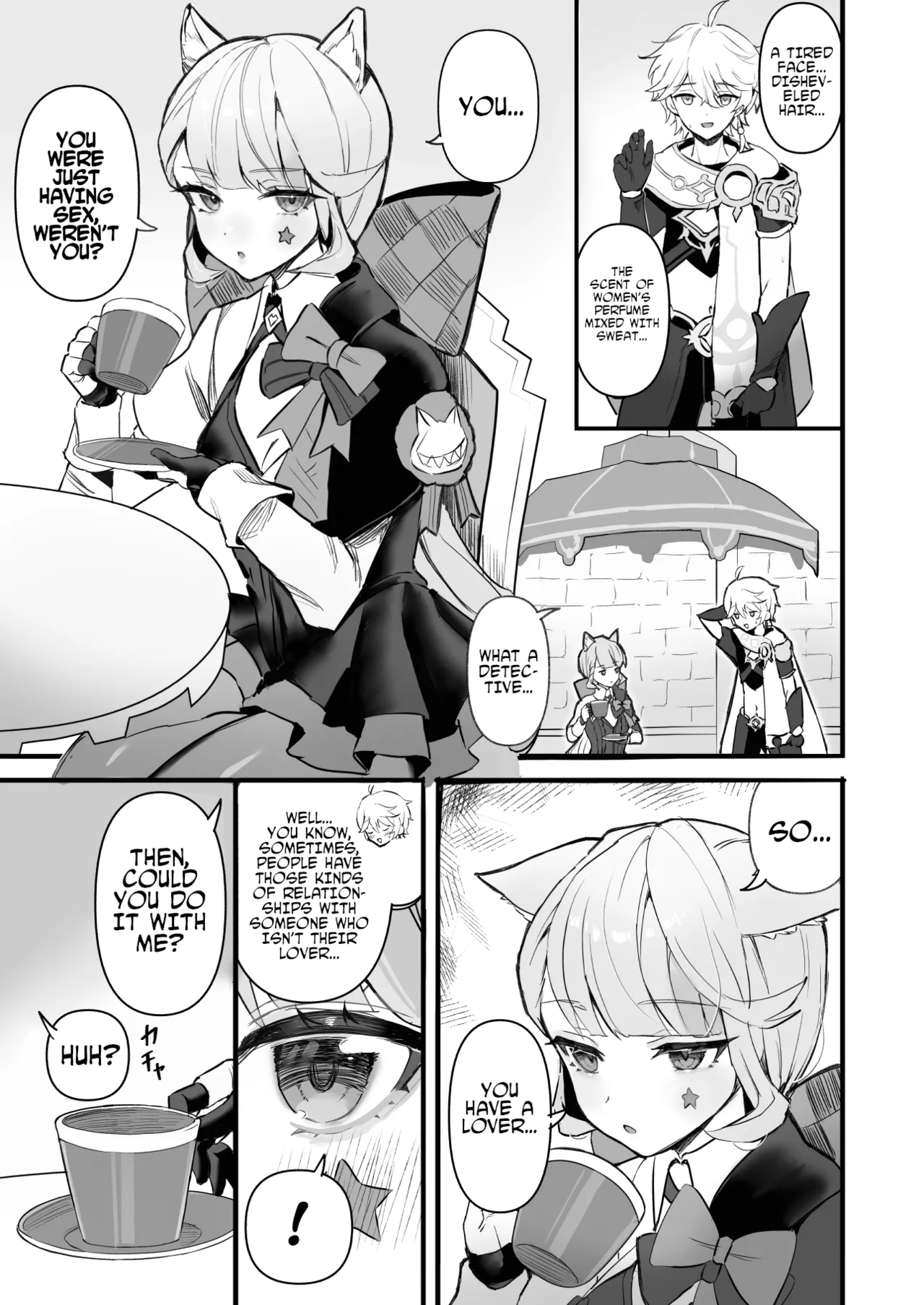 HoYoLUV page 23 featuring lynette genshin impact parody - squirting unusual teeth hentai manga - read online free