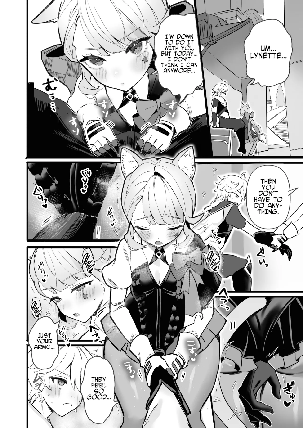 HoYoLUV page 24 featuring lynette genshin impact parody - squirting unusual teeth hentai manga - read online free