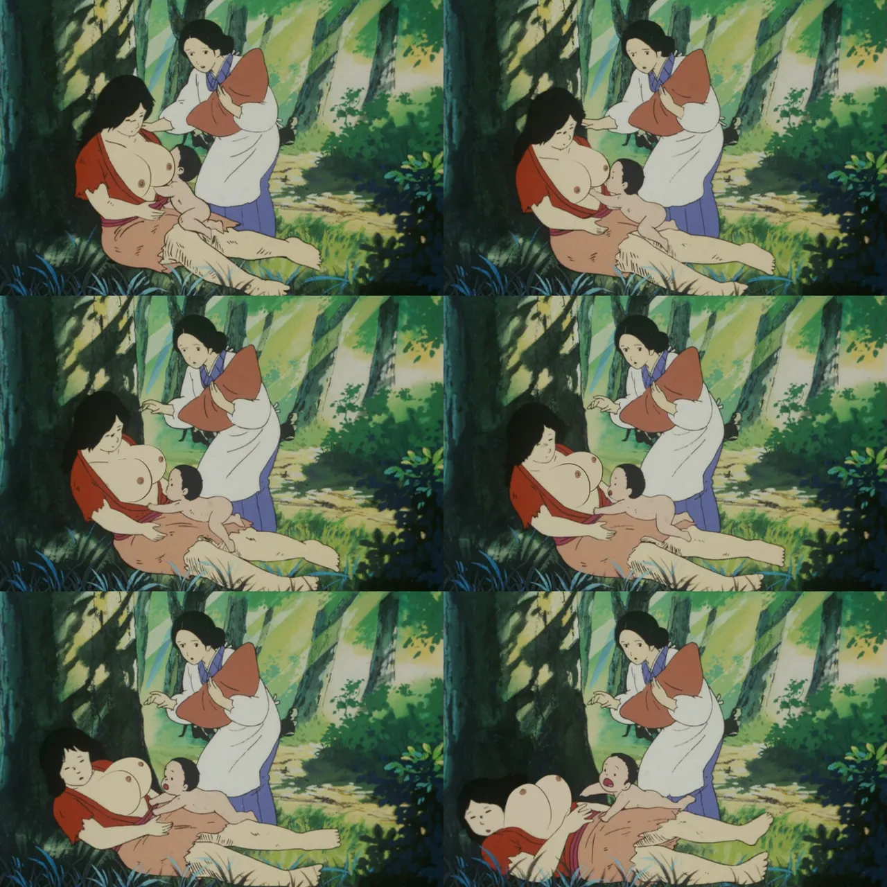 Barefoot Gen page 196 - caption hentai manga - read online free