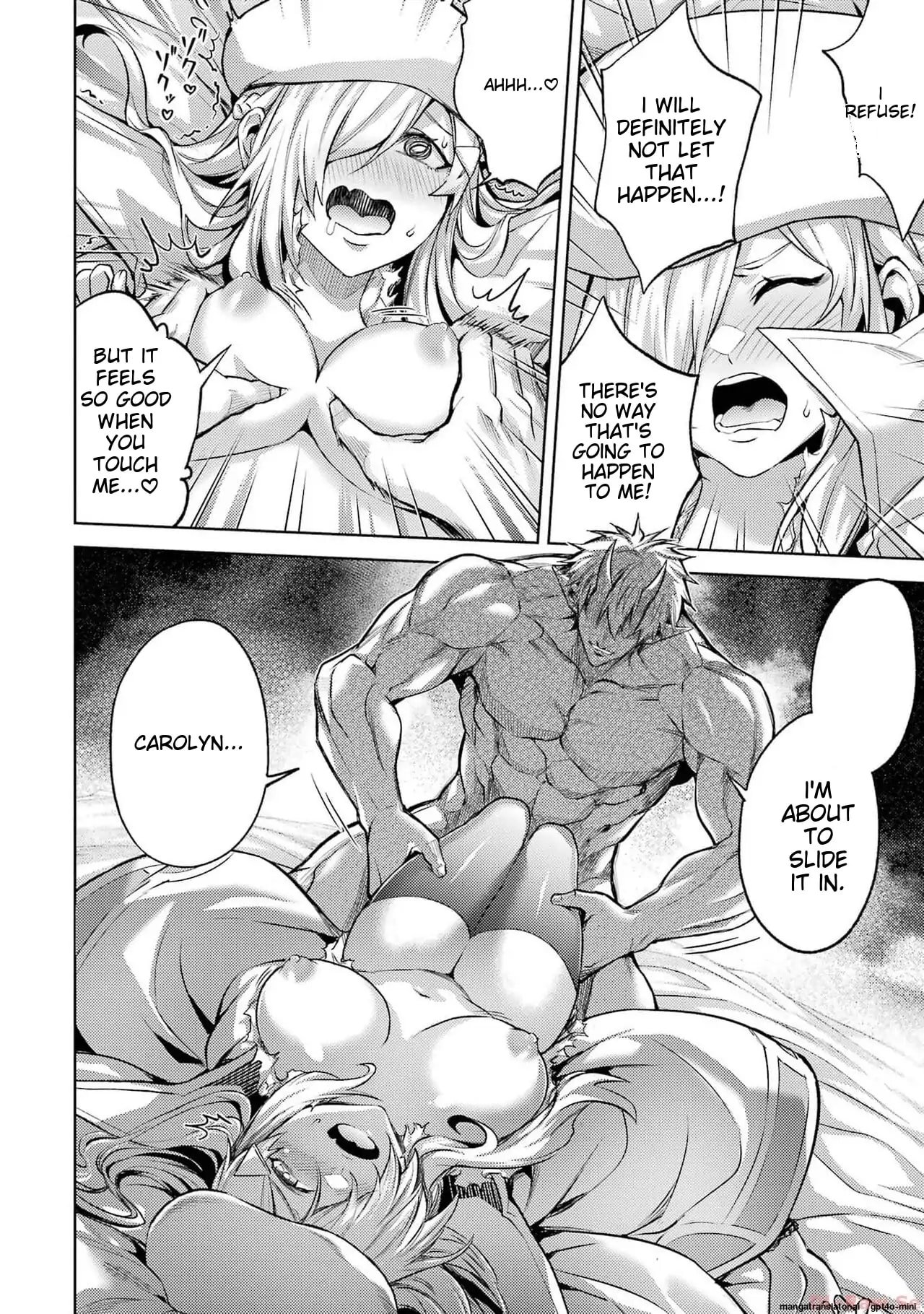 Tensei Shitara Joban de Shinu Naka Boss Datta - Heroine Kenzokuka de Ikinokoru vol.2 page 154 - rough translation demon girl hentai manga - read online free