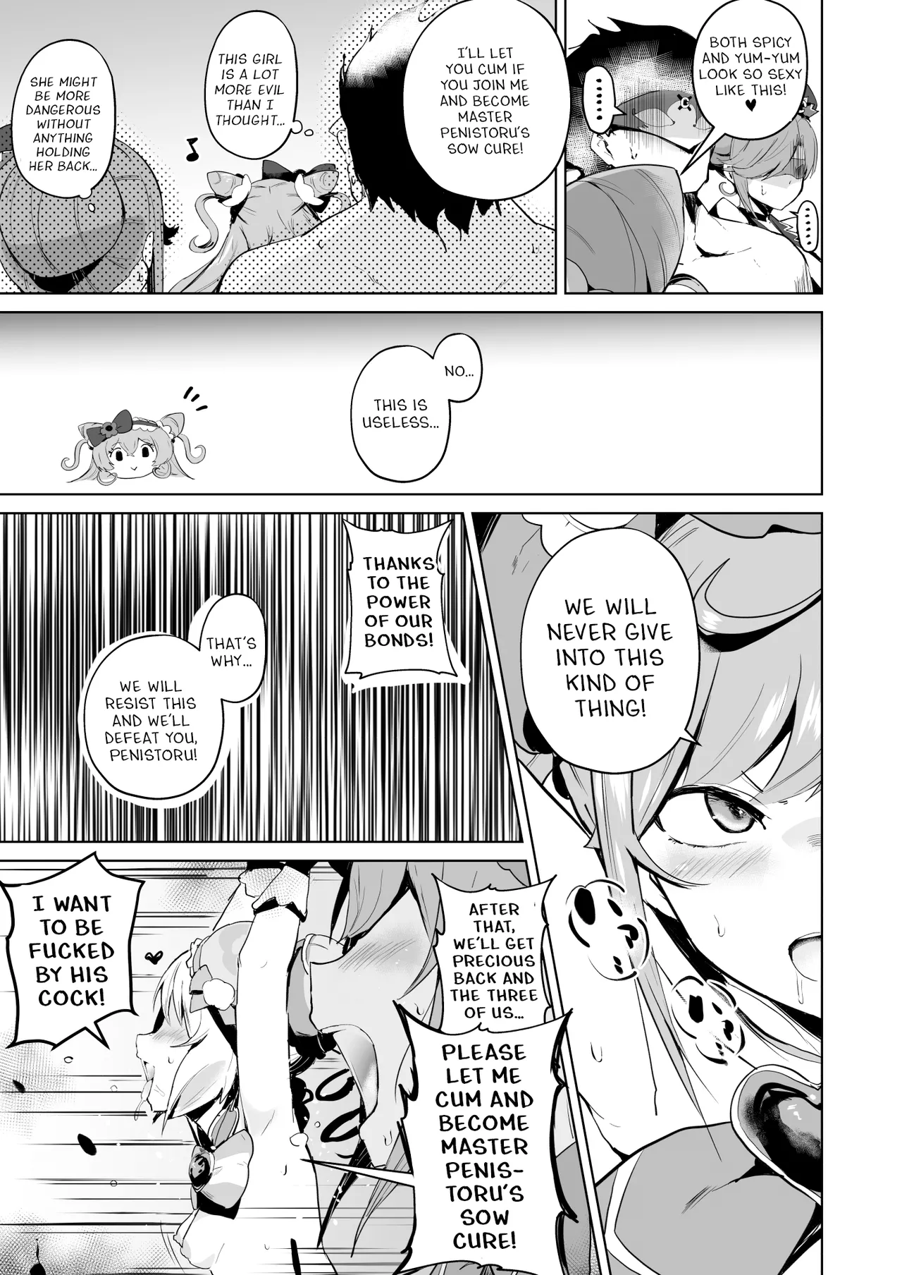 Delipako Party Butacure page 18 featuring cure spicy delicious party precure parody - futanari big breasts hentai manga - read online free