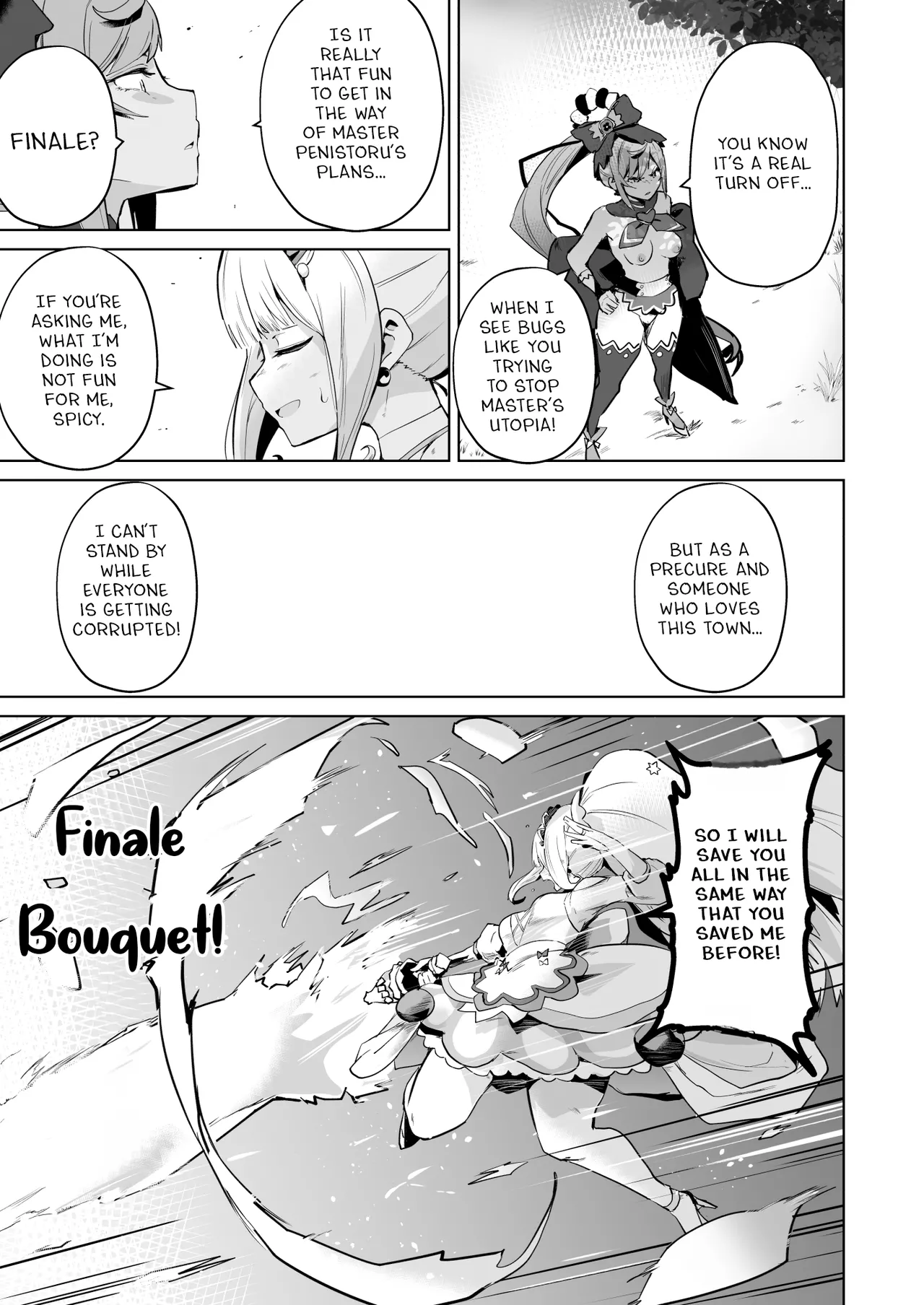 Delipako Party Butacure page 40 featuring cure spicy delicious party precure parody - futanari big breasts hentai manga - read online free