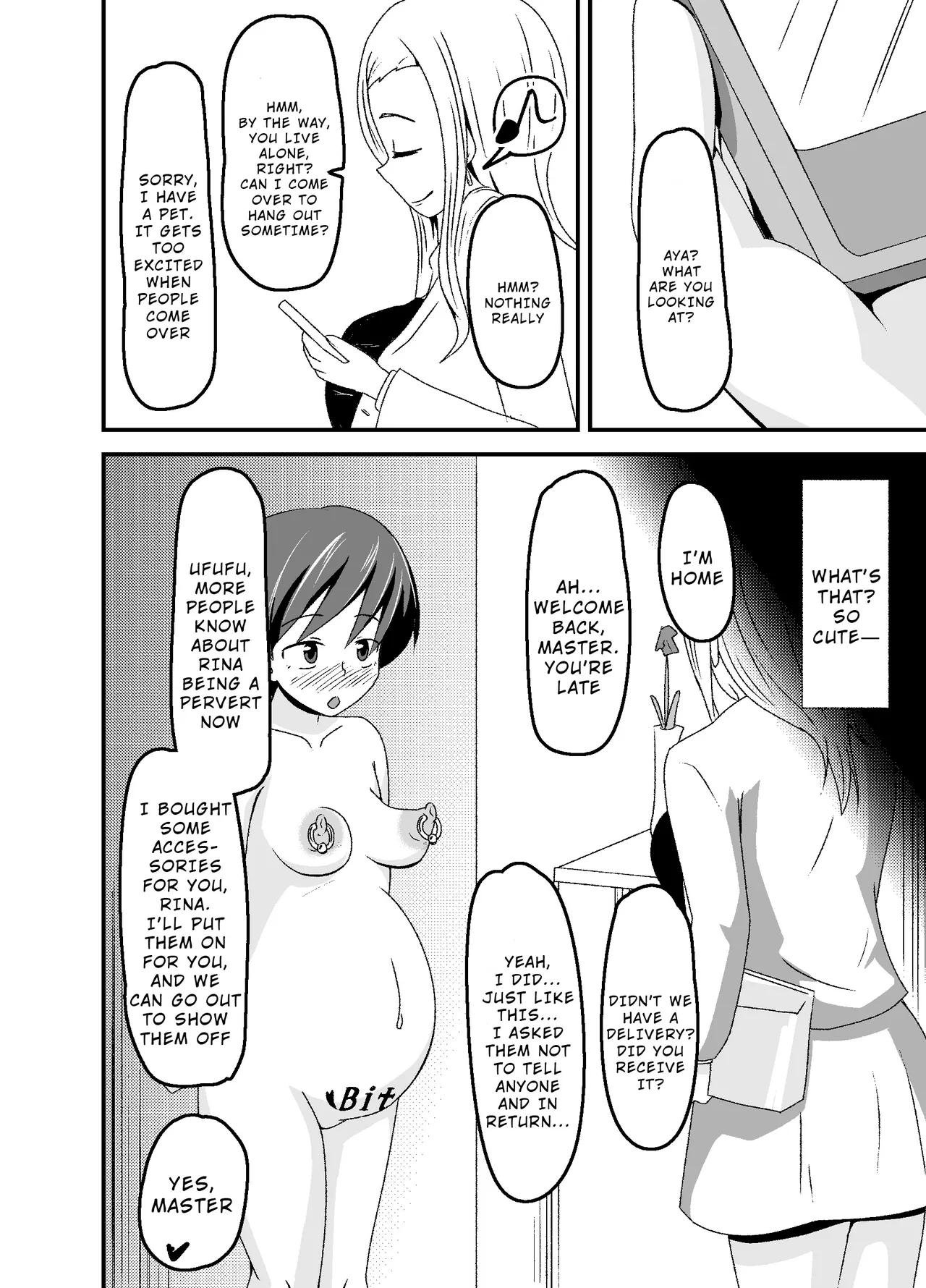 Nora no Hentai Roshutsu Shoujo ga Kainushi Mitsukemashita page 52 original parody - piercing pregnant hentai manga - read online free