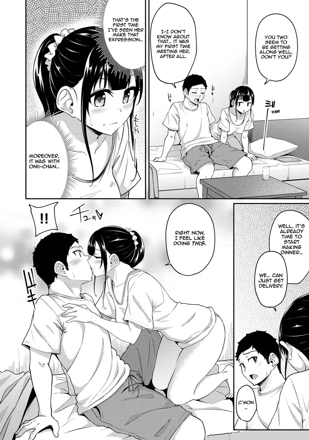Asa Okitara Imouto ga Hadaka Apron Sugata datta node Hamete Mita | I Woke Up to my Naked Apron Sister and Tried Fucking Her Ch. 1-15 page 251 - squirting sweating hentai manga - read online free