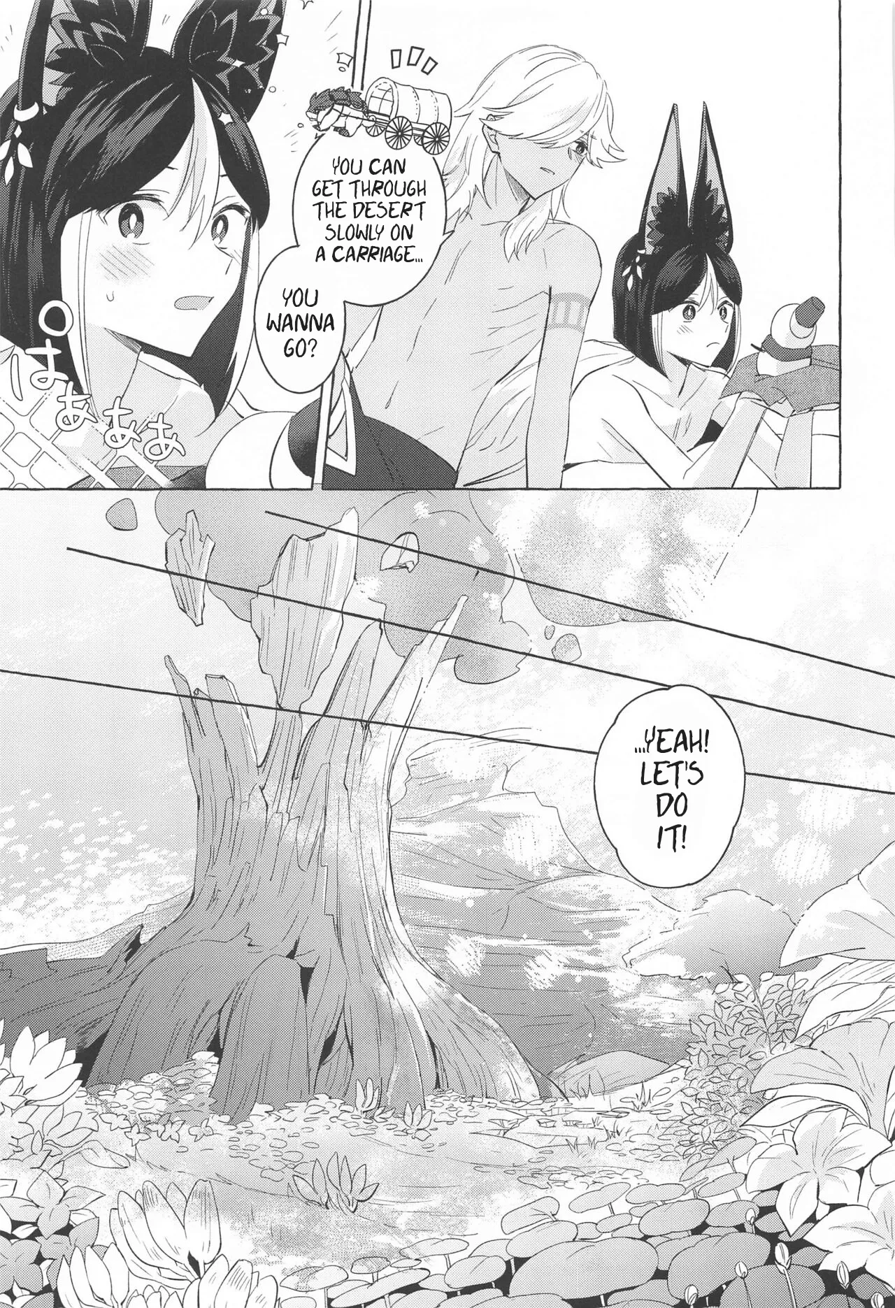 Shinju ni Yureru Buranko | Swimming in Pearlescent page 50 featuring tighnari genshin impact parody - rough translation kemonomimi hentai manga - read online free