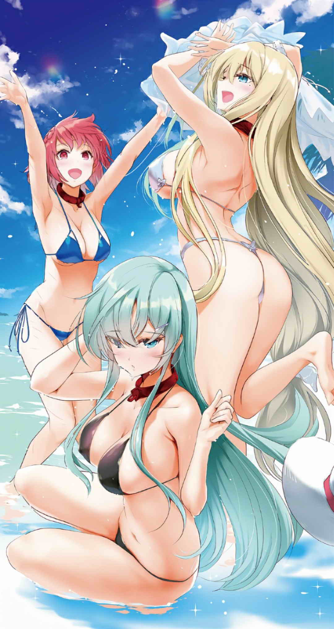 Uragirareta S Rank Boukensha no Ore wa, Aisuru Dorei no Kanojora to Tomoni Dorei dake no Harem Guild o Tsukuru Volume 1-11 & Novel Illust Fanservice page 161 - big breasts very long hair hentai manga - read online free
