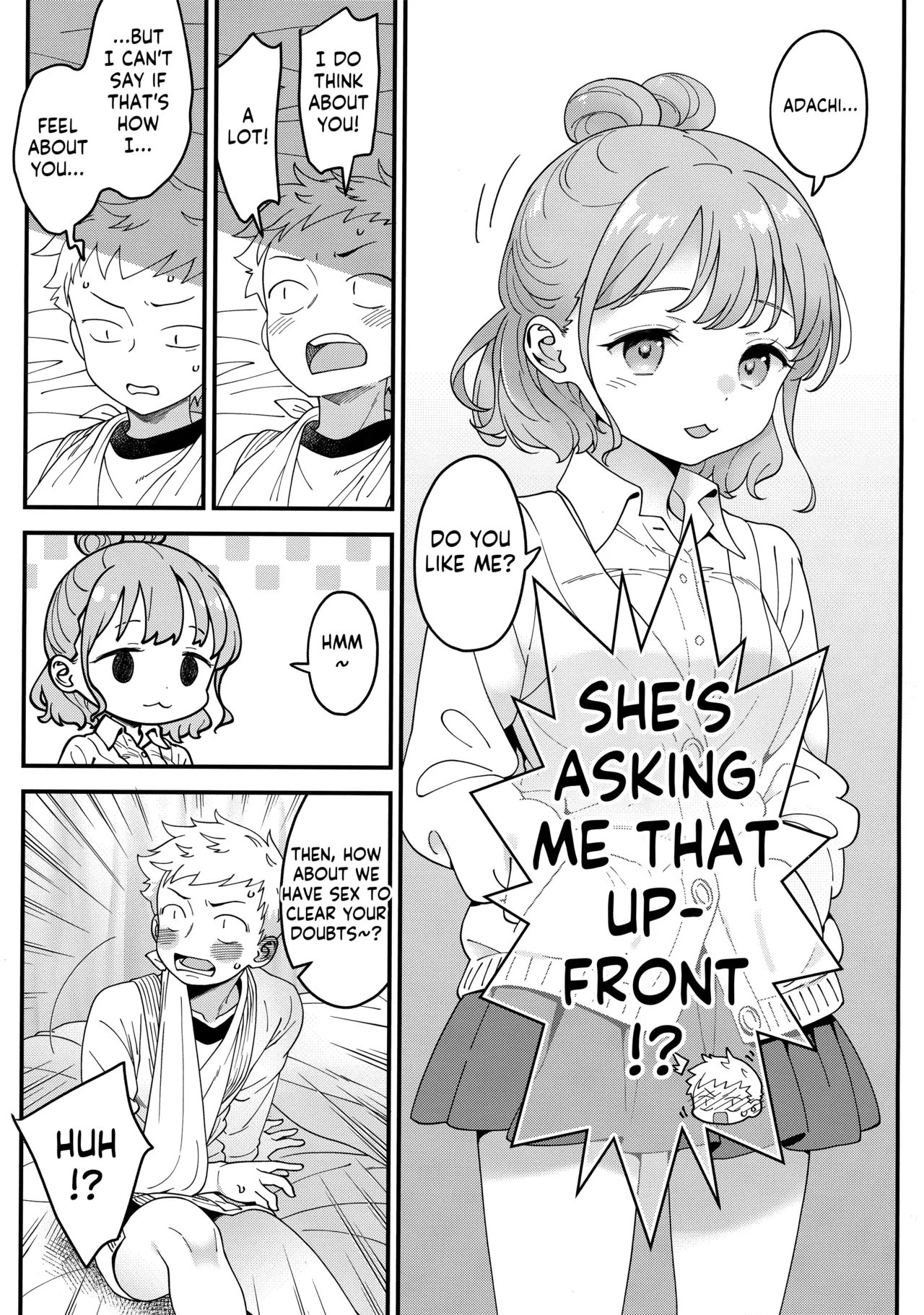 (SC2024 Summer) [McNail Koubou (Cloth Tsugutoshi)] Adachi-kun to Sekine-an  | Adachi-kun and Sekine-an (Boku no Kokoro no Yabai Yatsu) [English] [Kappasa] page 16 featuring moeko sekine boku no kokoro no yabai yatsu parody - full censorship schoolgirl uniform hentai manga - read online free