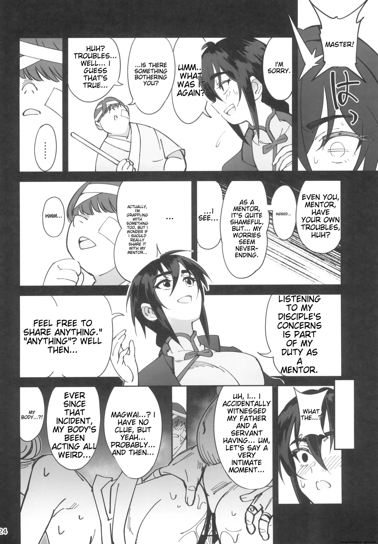 Boku no Shishou ga Kanemochi no Ijimekko ni NTRreta Hanashi page 24 original parody - netorare tomboy hentai manga - read online free