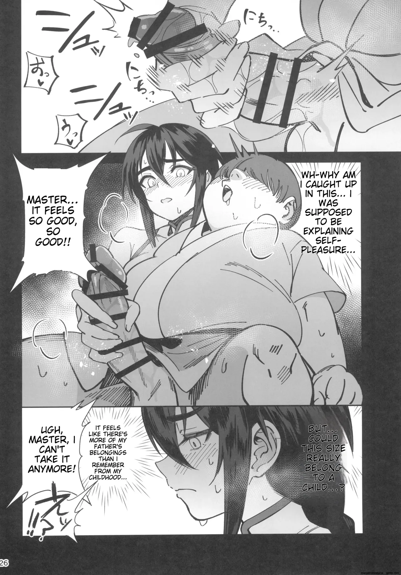 Boku no Shishou ga Kanemochi no Ijimekko ni NTRreta Hanashi page 26 original parody - netorare tomboy hentai manga - read online free