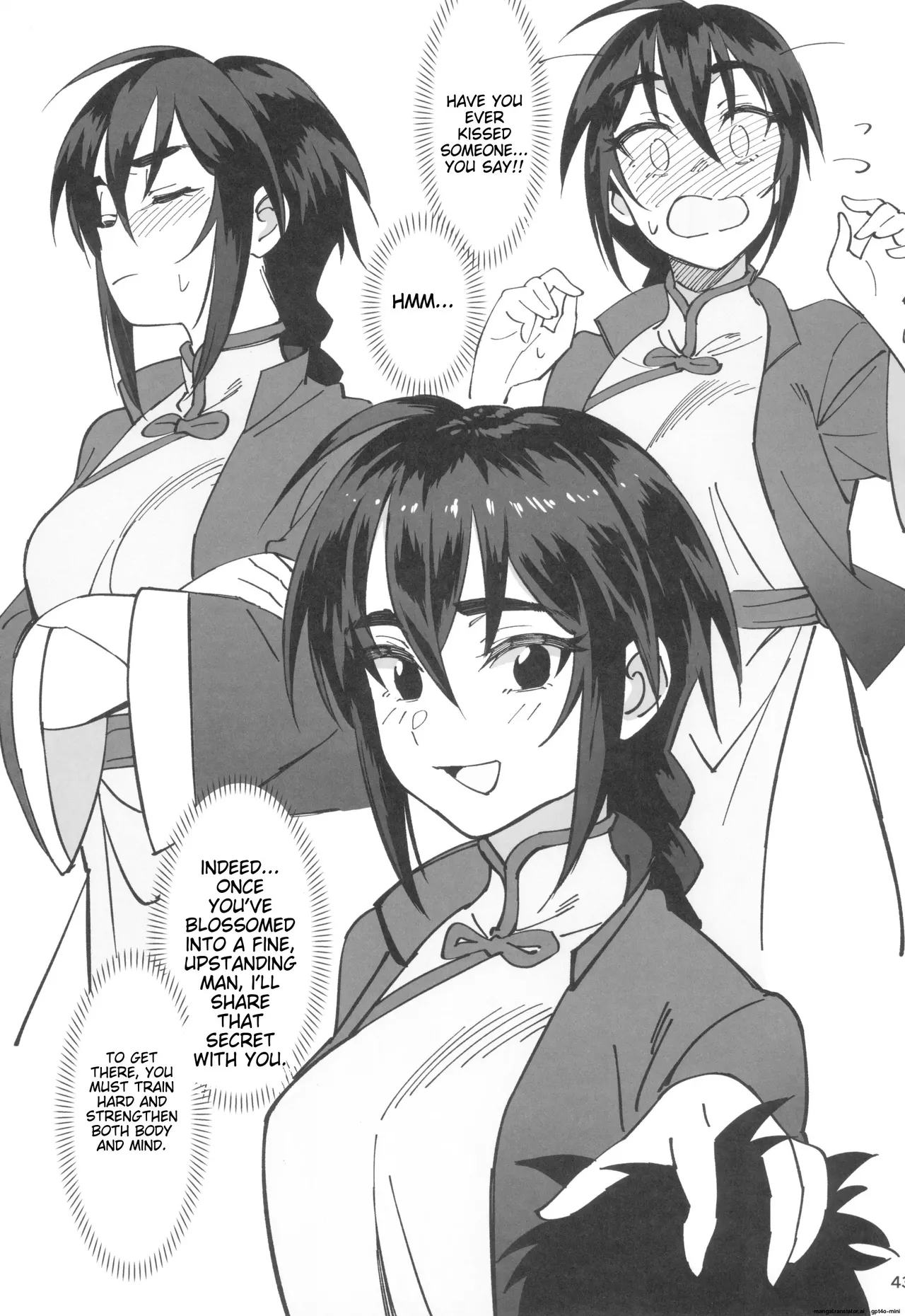 Boku no Shishou ga Kanemochi no Ijimekko ni NTRreta Hanashi page 42 original parody - netorare tomboy hentai manga - read online free
