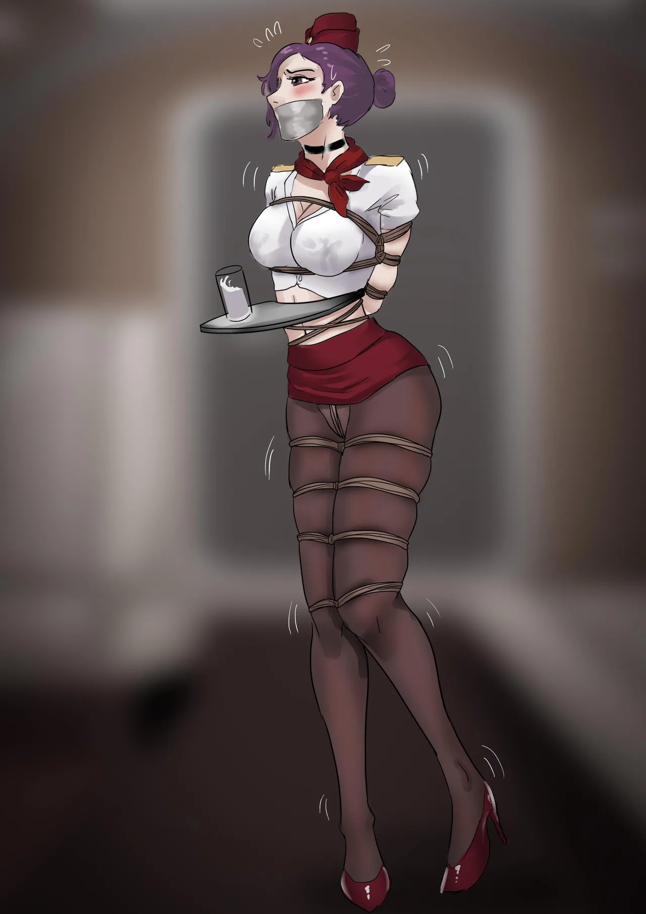 Stewardess 1-2 page 41 original parody - gloves pantyhose hentai manga - read online free