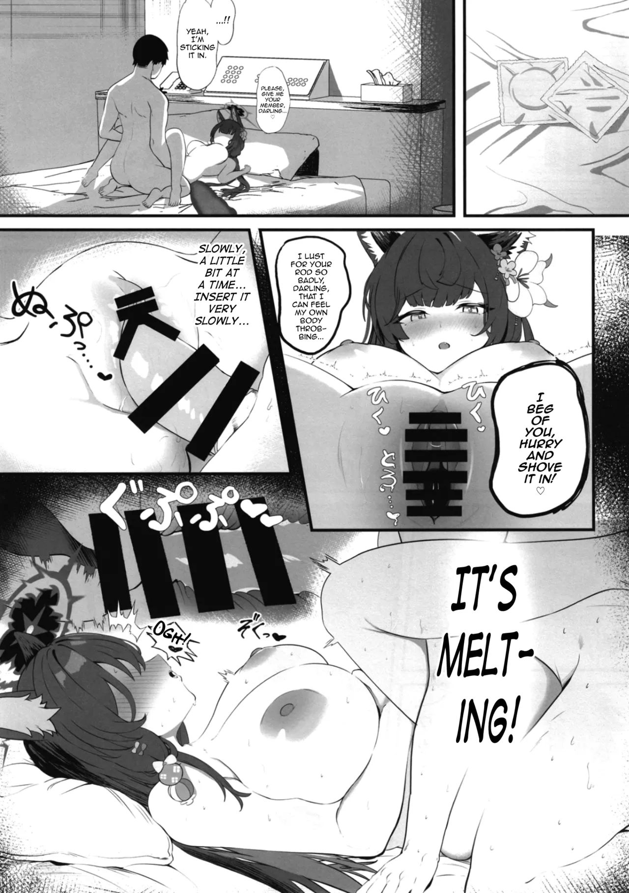 Megitsune no Koubi | A Vixen's Mating page 12 featuring sensei blue archive parody - sole female sole male hentai manga - read online free