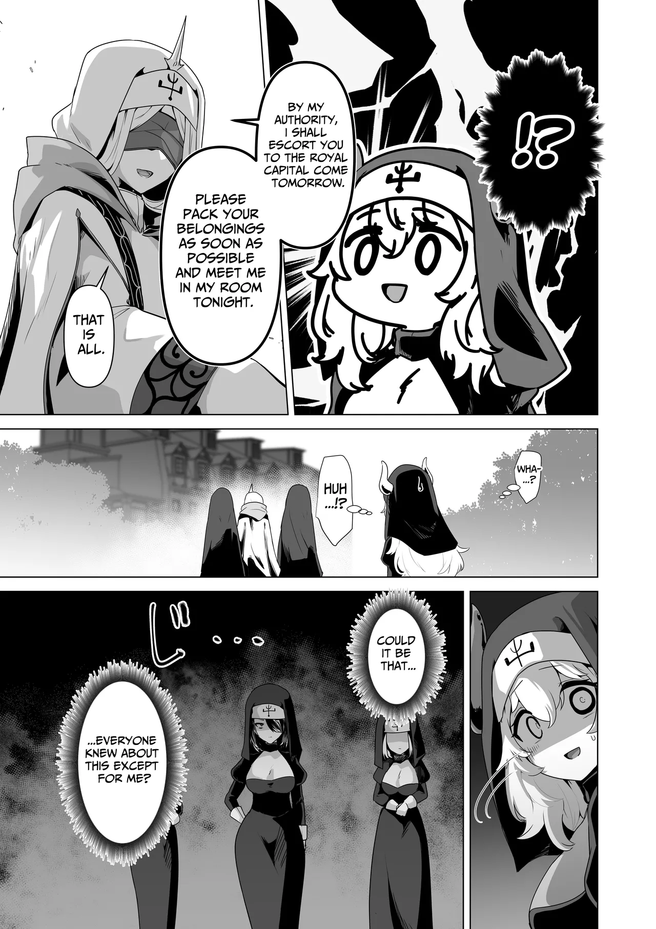Sono Karada de Sister wa Muri desho | No Way She's A Nun With THAT Bod page 15 original parody - squirting futanari hentai manga - read online free