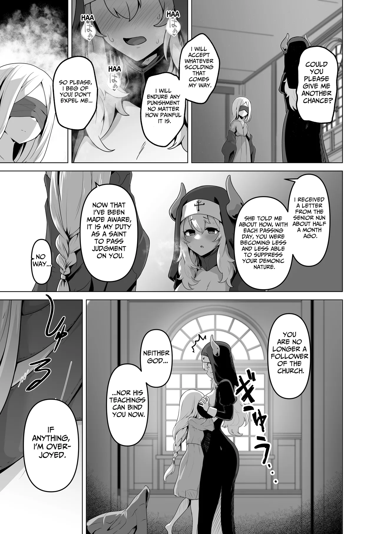 Sono Karada de Sister wa Muri desho | No Way She's A Nun With THAT Bod page 17 original parody - squirting futanari hentai manga - read online free