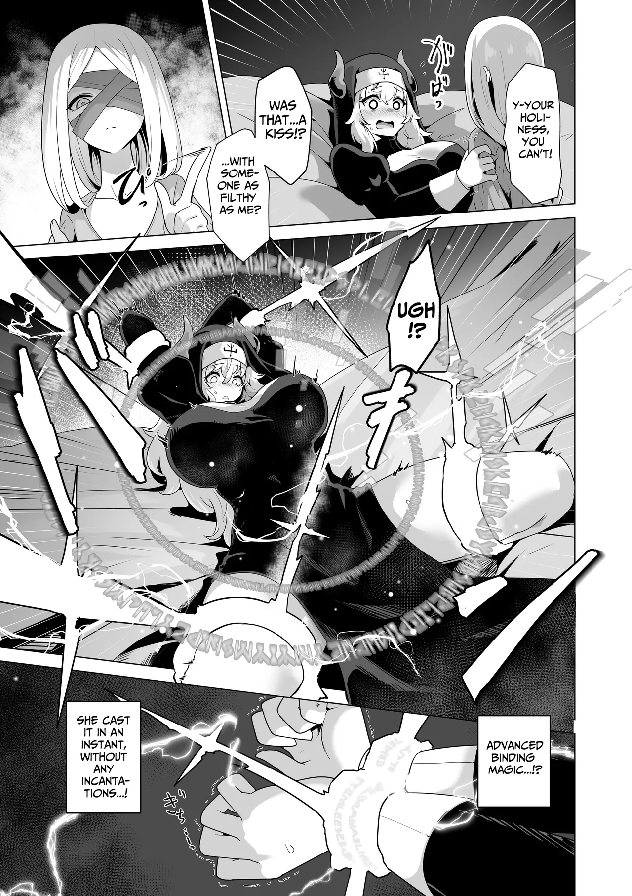 Sono Karada de Sister wa Muri desho | No Way She's A Nun With THAT Bod page 19 original parody - sole female nakadashi hentai manga - read online free