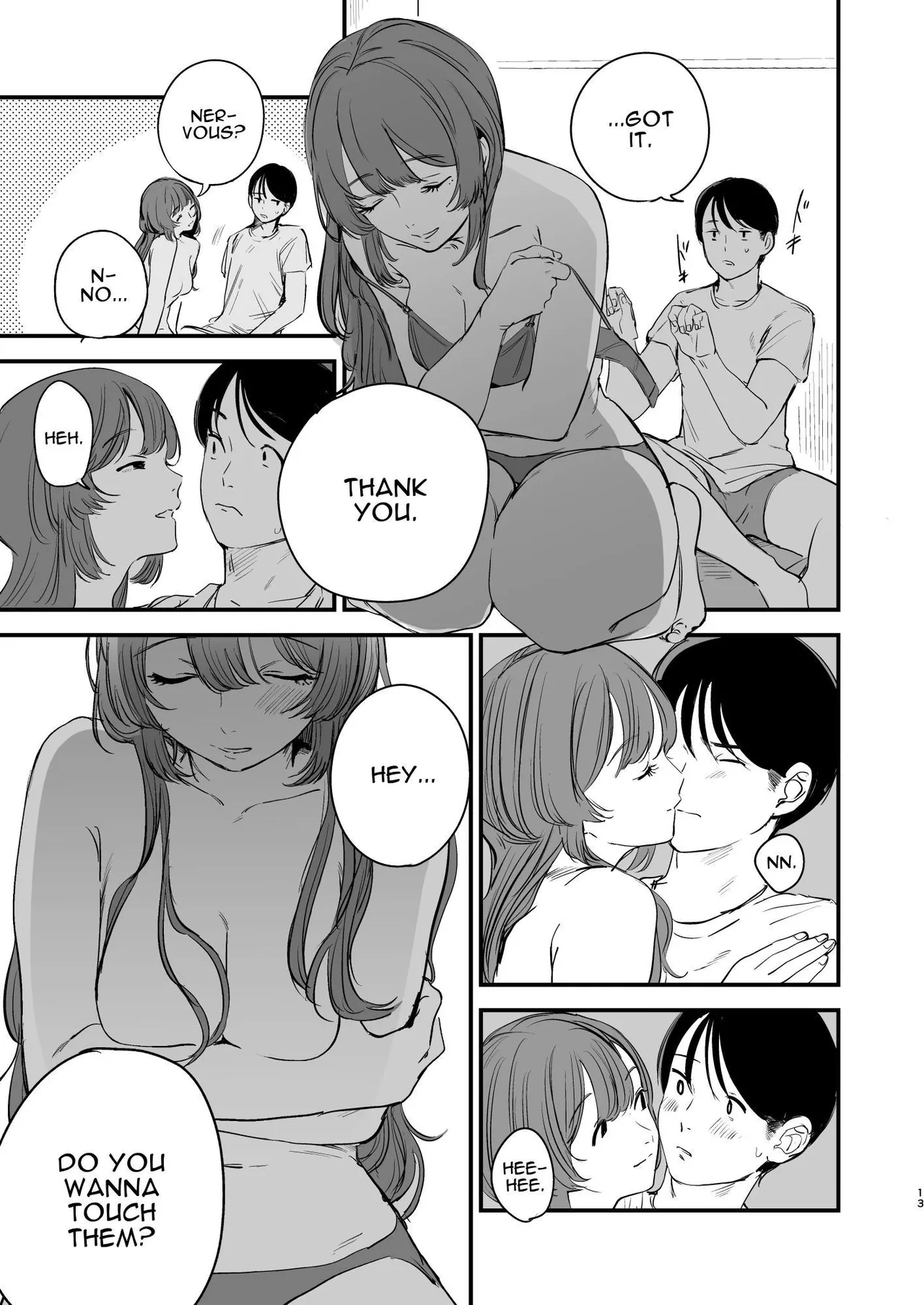 Hatsukoi wa Nigai Seishun no Aji | The Bitter Taste Of Lost Love page 14 original parody - handjob big breasts hentai manga - read online free