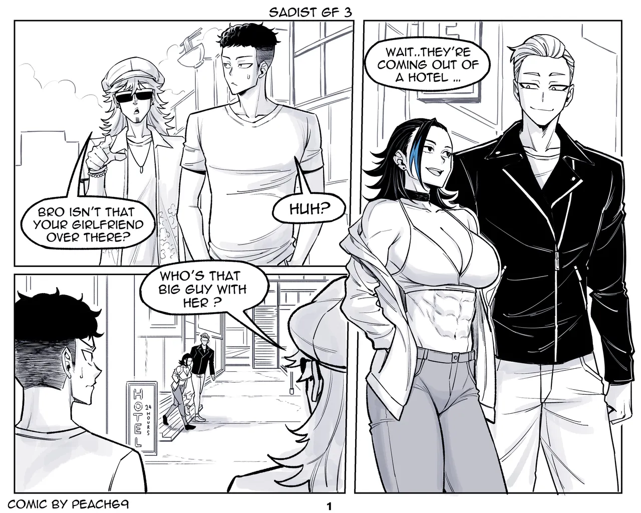 Sadist Junior / Sadist GF page 70 original parody - squirting handjob hentai manga - read online free