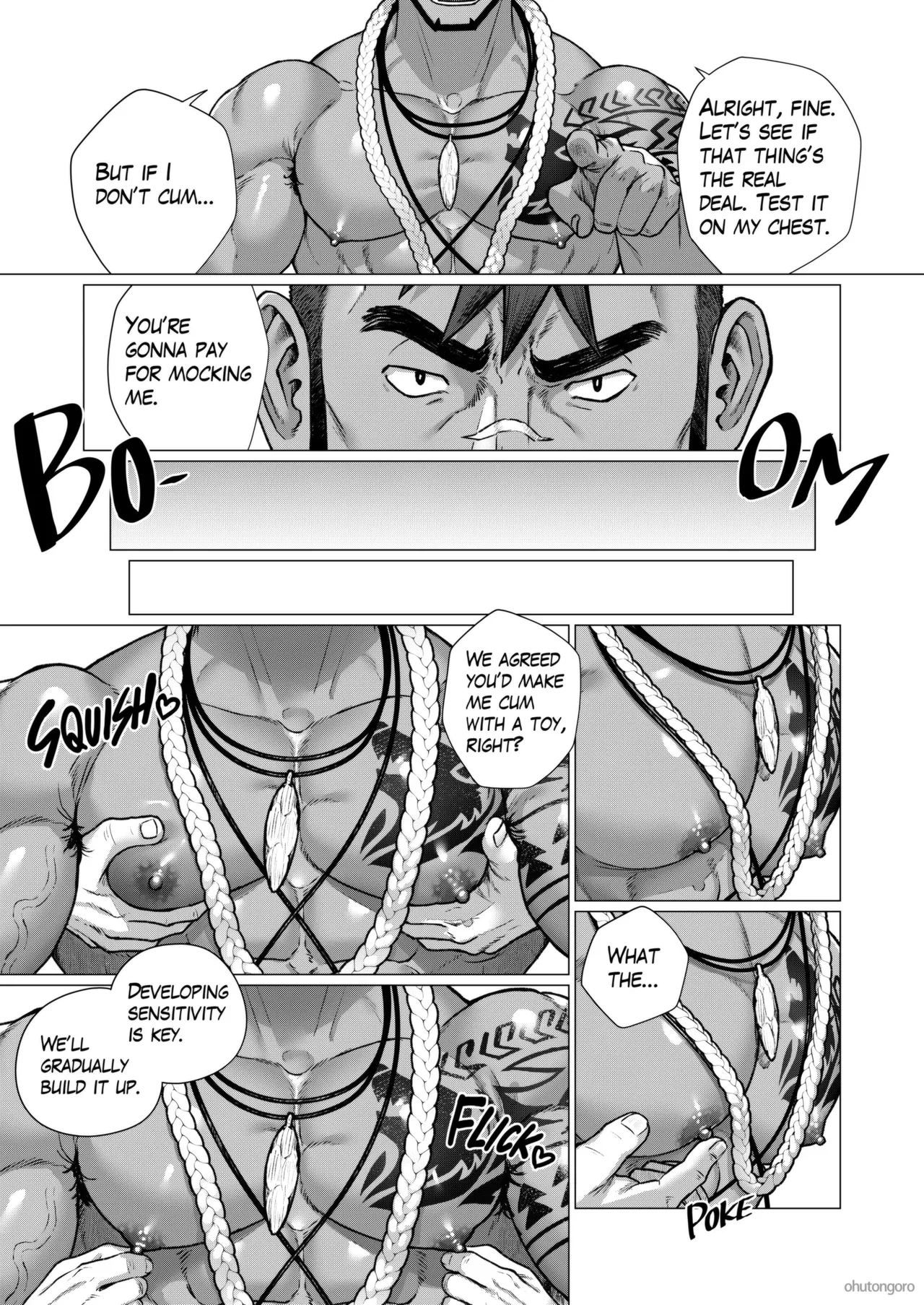Men of the Tribal Village 2 page 11 original parody - dark skin muscle hentai manga - read online free