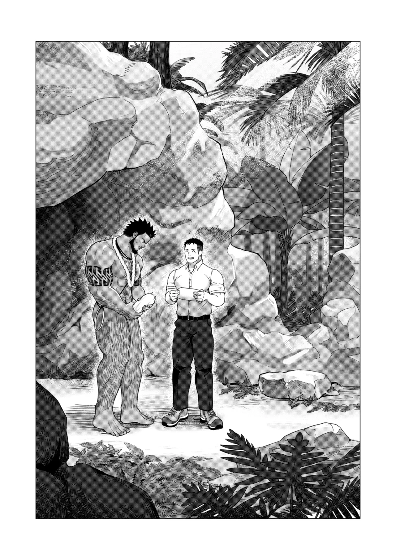 Men of the Tribal Village 1 page 24 original parody - muscle masturbation hentai manga - read online free