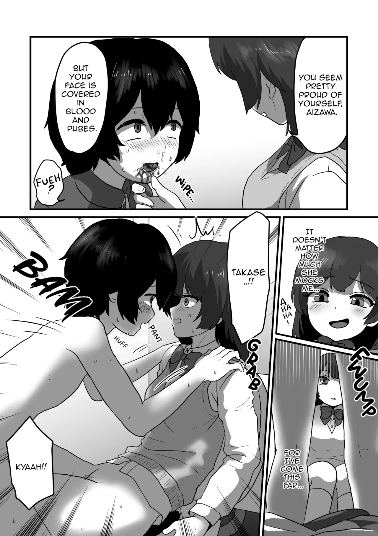 Strawberry Girl and Cherry Boy page 21 original parody - rough translation menstruation hentai manga - read online free