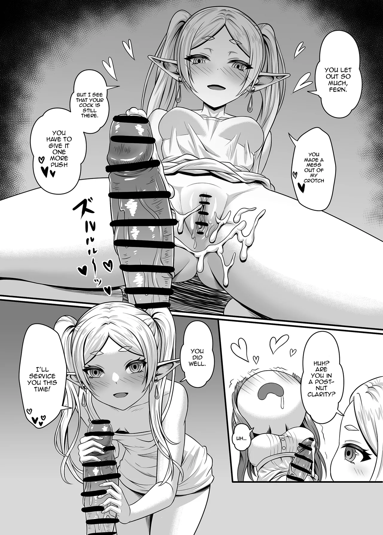 Frieren no Kyokon Mahou | Frieren's Big Dick Magic page 10 featuring fern sousou no frieren parody - nakadashi big penis hentai manga - read online free