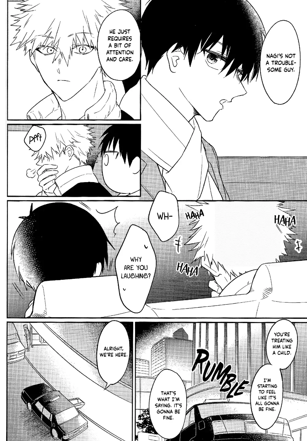 Never say, Give up! page 12 featuring seishiro nagi blue lock parody - males only yaoi hentai manga - read online free