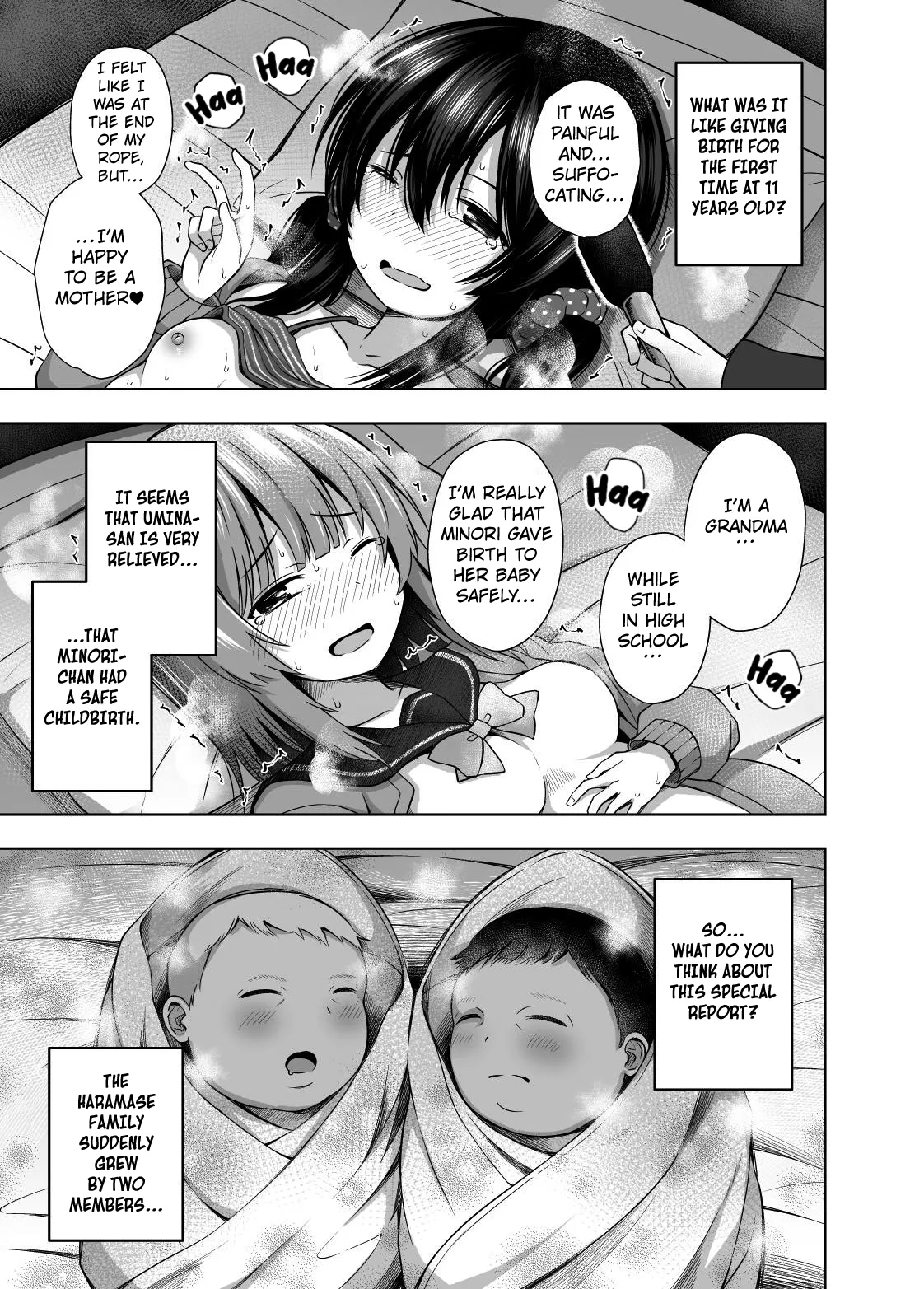 OYAKODE SHO●●SEI DE NINSHIN SHITE AKACHAN UNJAIMASHITA. - Page 39