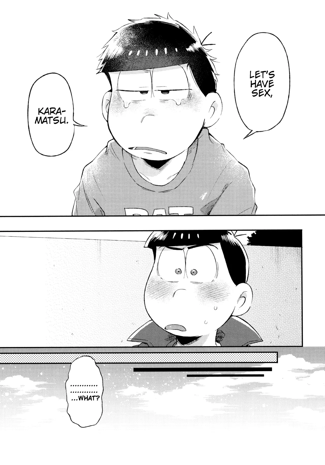 Momoiro netsu tsuki sōshūhen sairoku page 101 featuring karamatsu matsuno osomatsu-san parody - rough translation kissing hentai manga - read online free