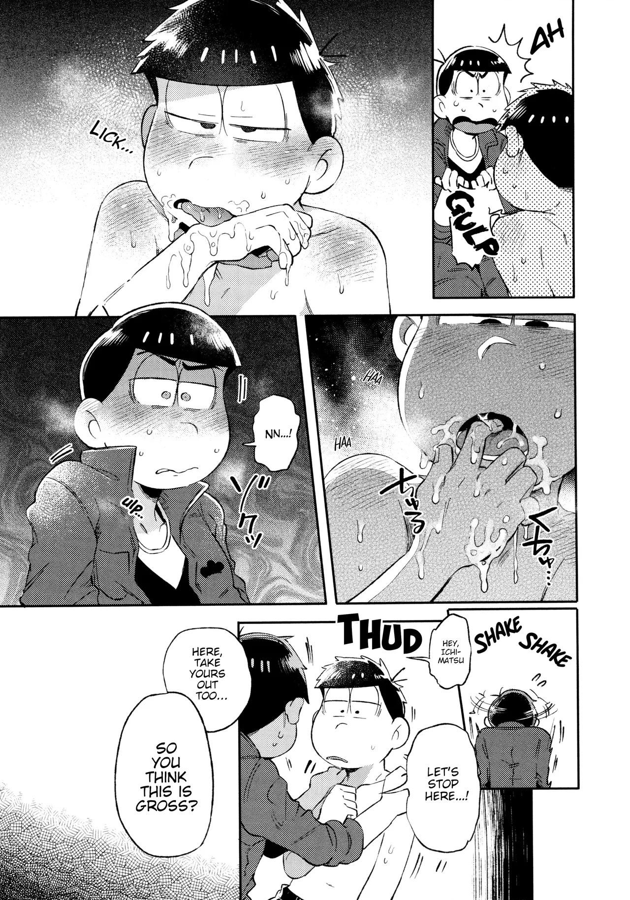 Momoiro netsu tsuki sōshūhen sairoku page 107 featuring karamatsu matsuno osomatsu-san parody - rough translation kissing hentai manga - read online free