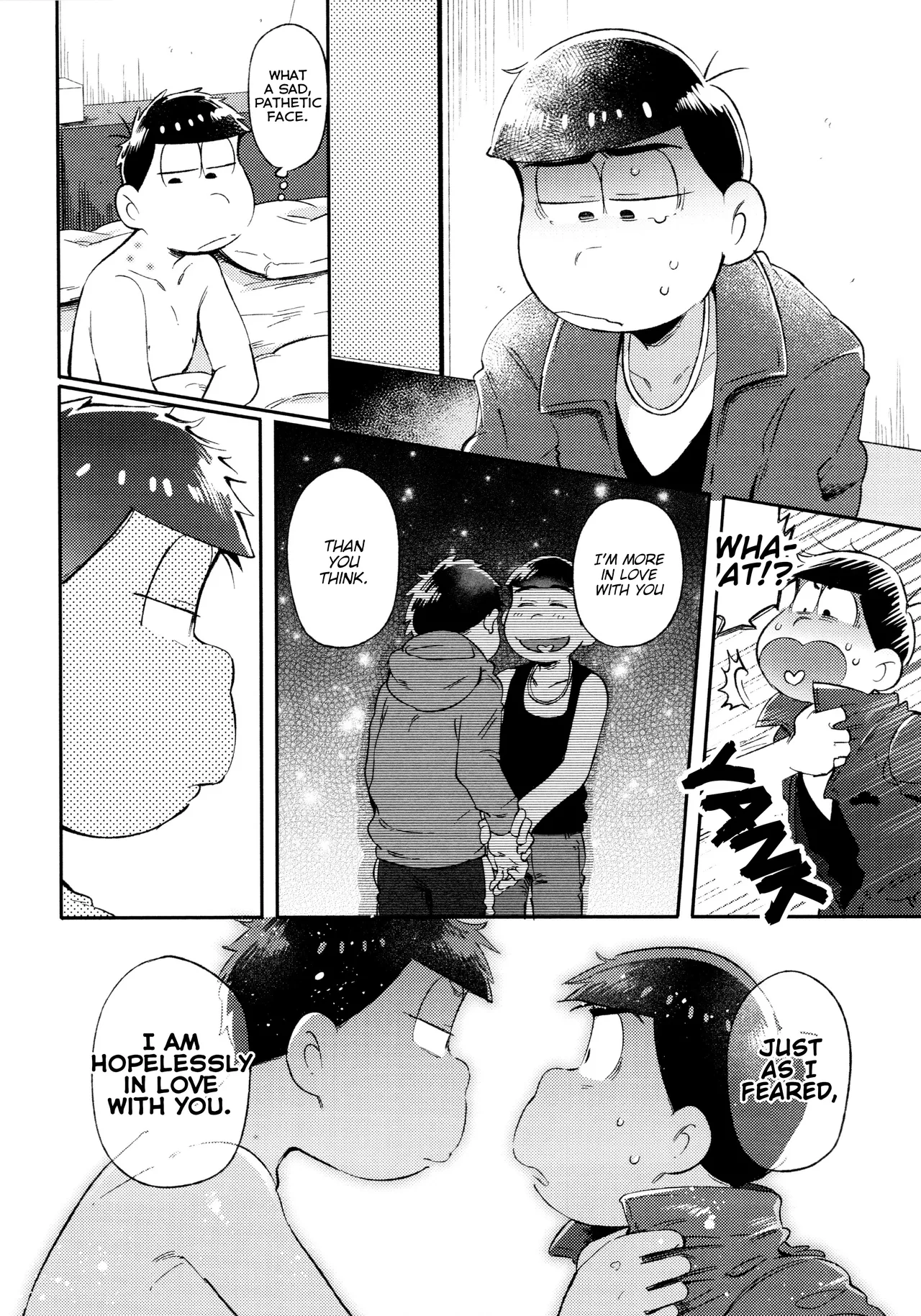 Momoiro netsu tsuki sōshūhen sairoku page 140 featuring karamatsu matsuno osomatsu-san parody - rough translation kissing hentai manga - read online free