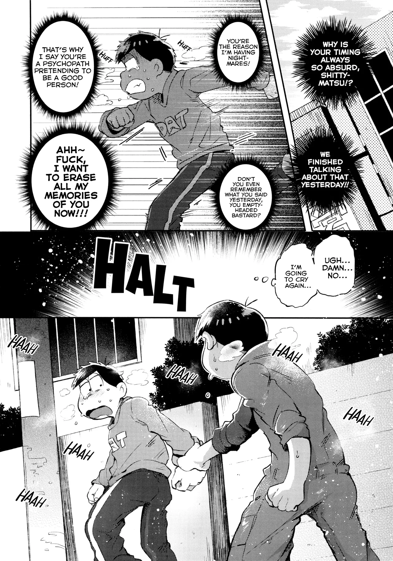Momoiro netsu tsuki sōshūhen sairoku page 98 featuring karamatsu matsuno osomatsu-san parody - rough translation kissing hentai manga - read online free