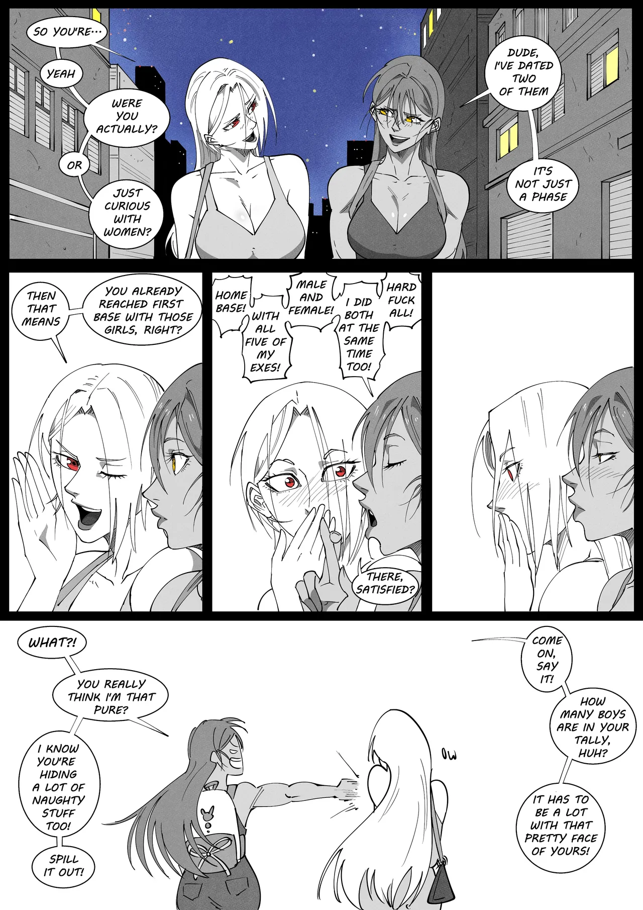 GNO: Girl's Night Out - Issue 02 page 120 original parody - ttf threesome futanari hentai manga - read online free