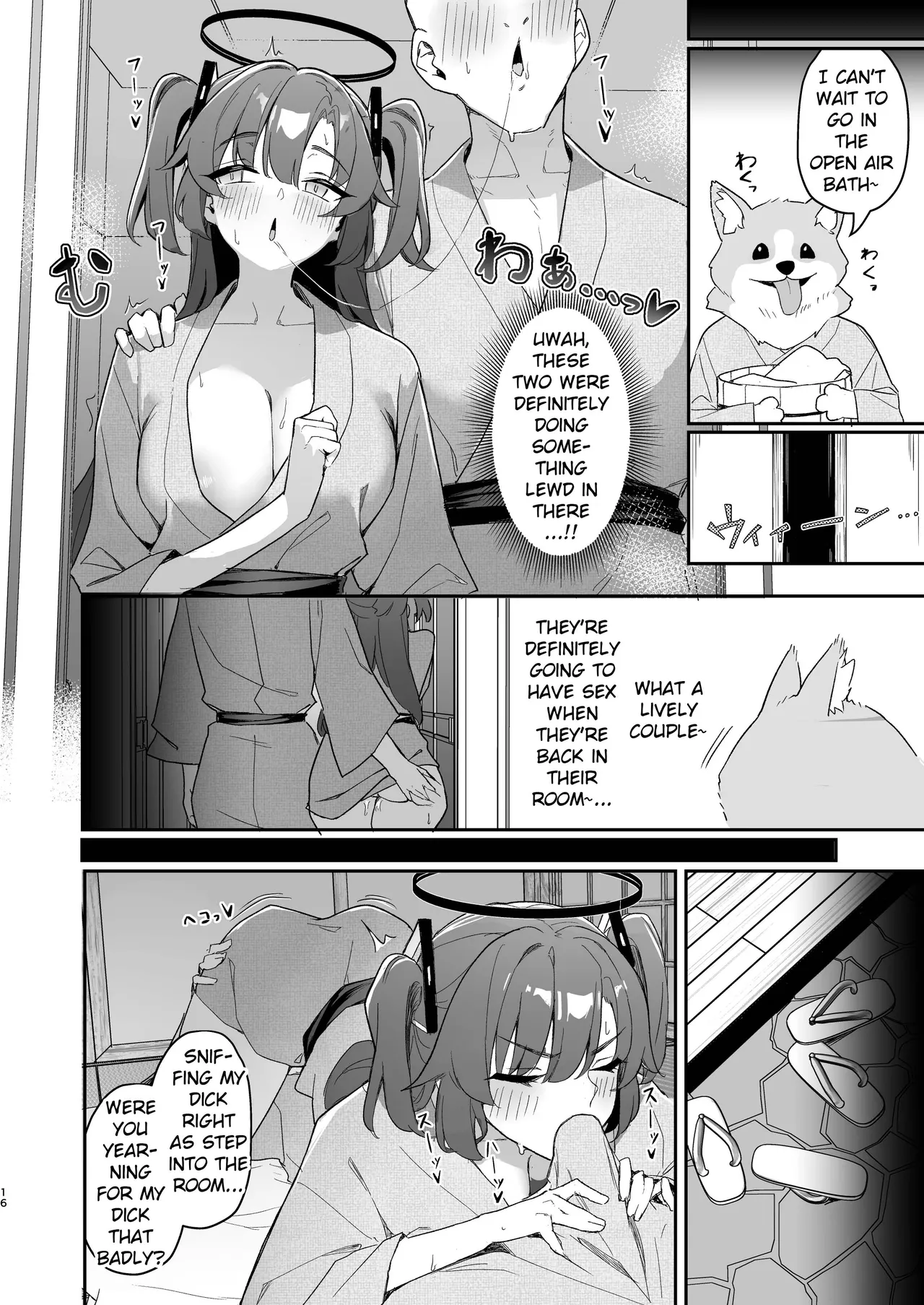 Seminar Kaikei wa Ecchi ga Shitai. Onsen Hen Kouhen - The accountant at seminar wants to have sex. Hot Springs Arc Part 2 page 15 featuring yuuka hayase blue archive parody - full censorship big ass hentai manga - read online free