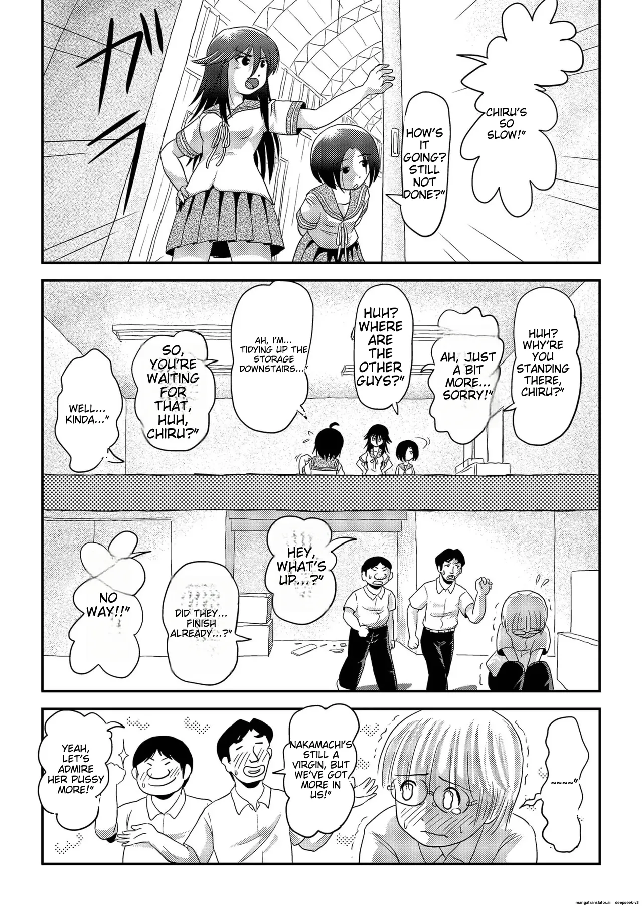 Chiru Roshutsu 16 | Chiru Exposure 16 page 25 original parody - schoolgirl uniform shimapan hentai manga - read online free