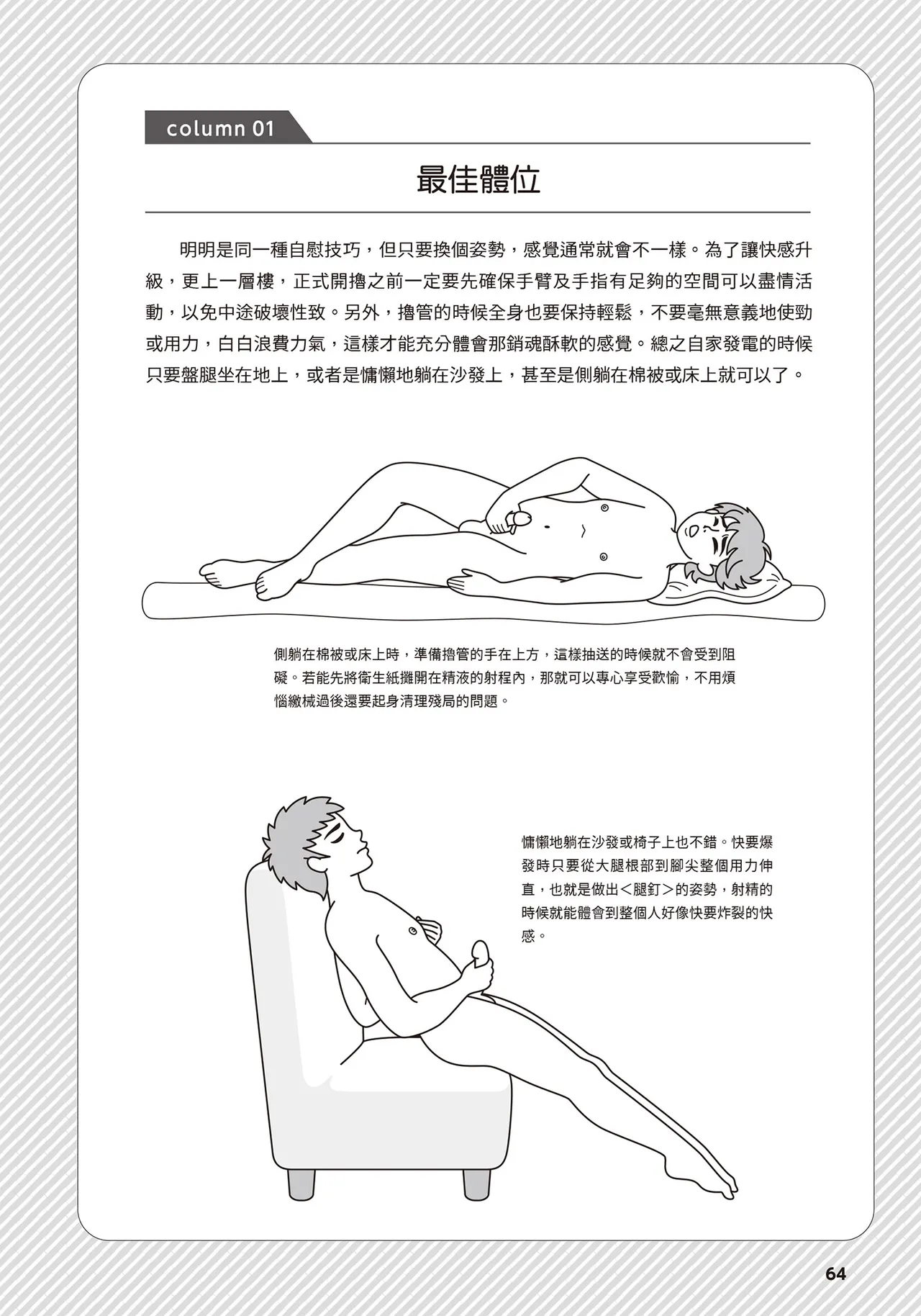 自慰攻略：圖解男性手淫．菊花遊戲完全指南 - Page 106