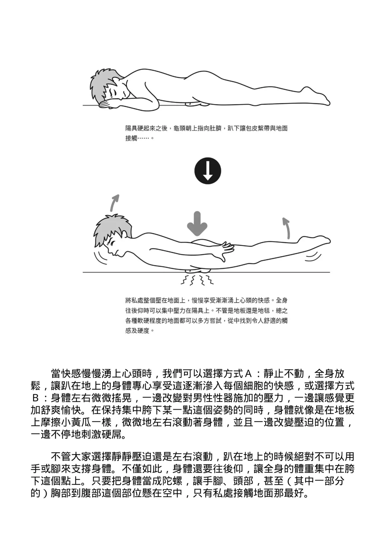 自慰攻略：圖解男性手淫．菊花遊戲完全指南 page 167 - full censorship masturbation hentai manga - read online free