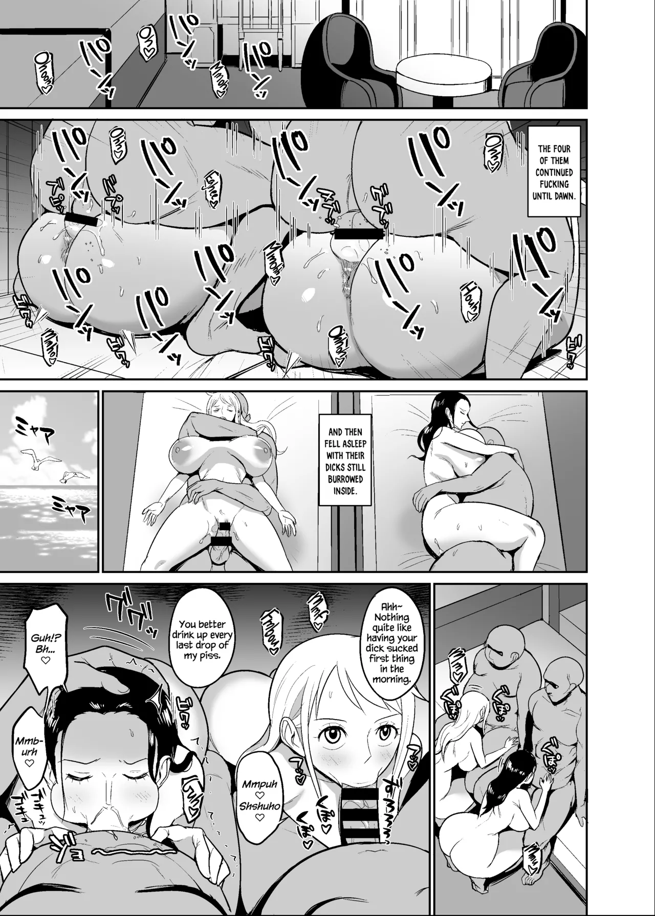 Koitsura ga Oretachi no Atarashii Nakama da! | These Guys Are Our New Nakama! page 13 featuring nami one piece parody - big breasts pregnant hentai manga - read online free