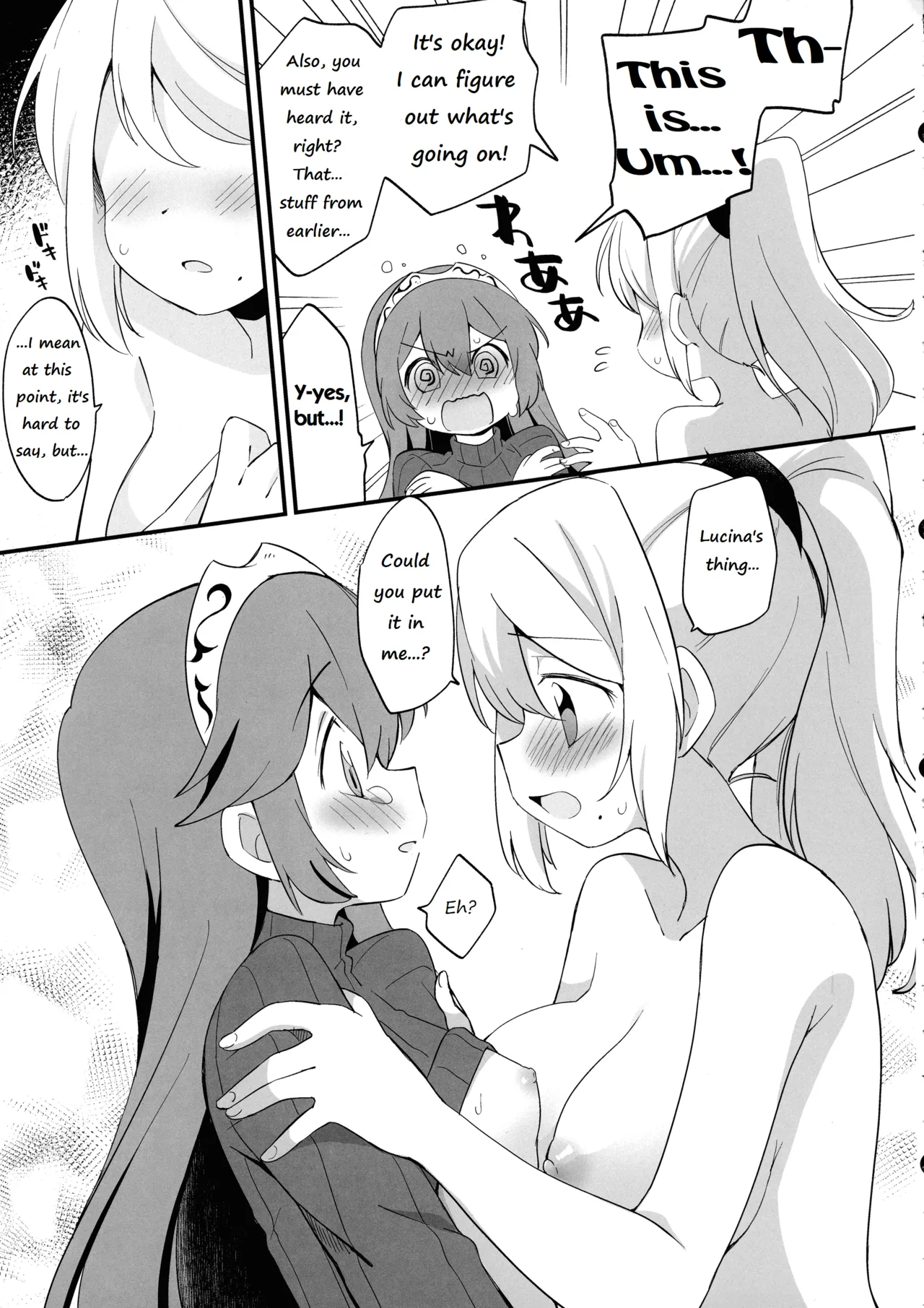 Futa Samu! page 53 featuring kamui xenoblade chronicles 2 parody - nakadashi paizuri hentai manga - read online free