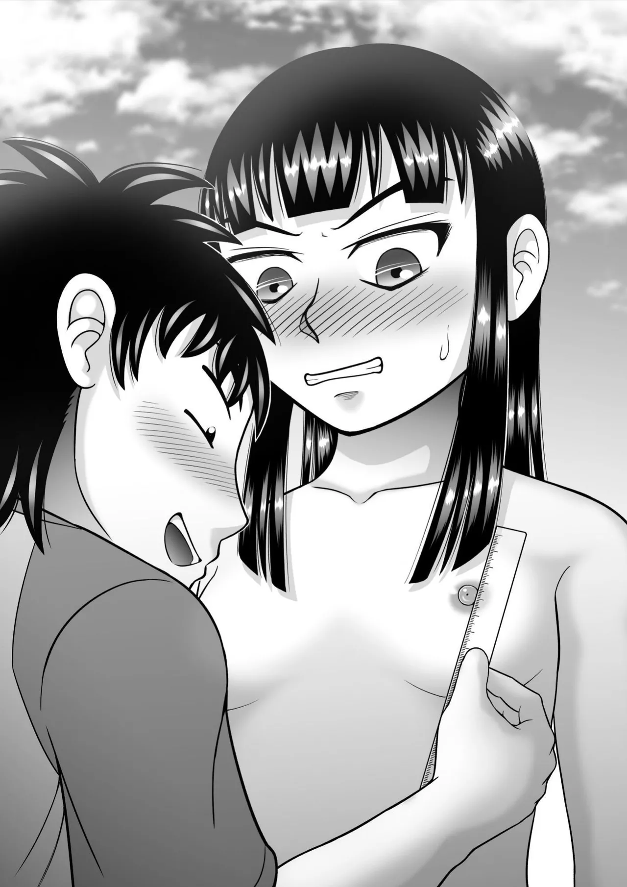 Suppadaka! CMNF Hen | NAKED! page 73 original parody - mosaic censorship multi-work series hentai manga - read online free