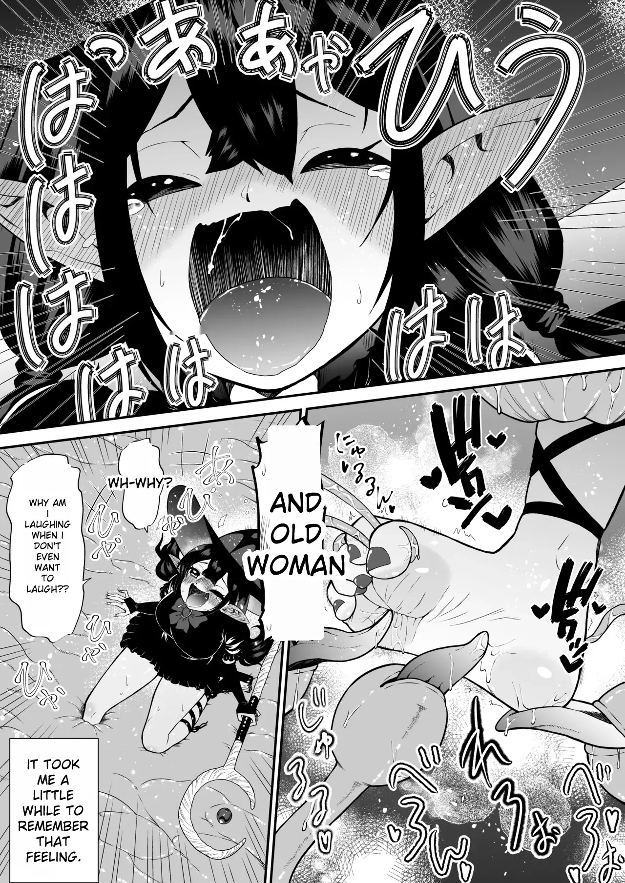 A story about a witch who thought she was invincible, but was tickled and soaked by tentacles and made to cry. page 11 original parody - squirting elf hentai manga - read online free