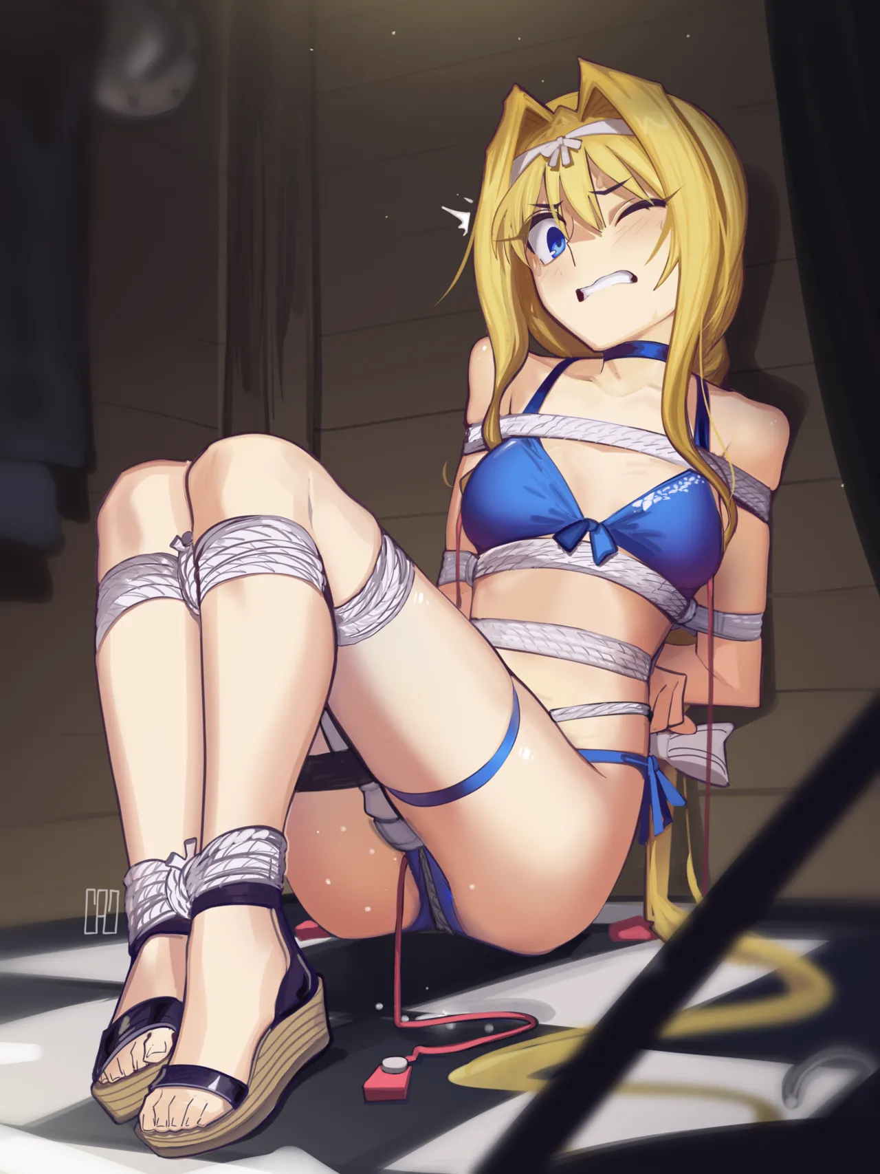 Alice page 13 featuring alice zuberg sword art online parody - sole female bondage hentai manga - read online free