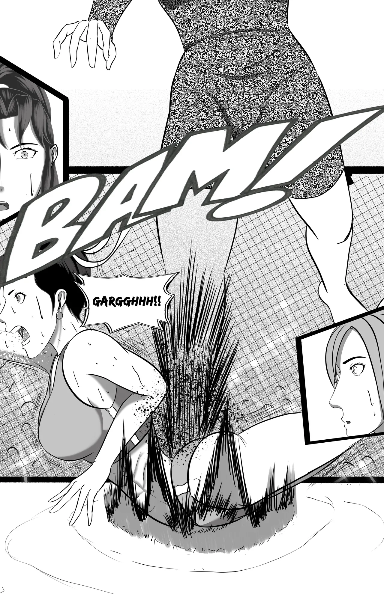 underground tournament page 100 featuring jun kazama street fighter parody - ryona wrestling hentai manga - read online free