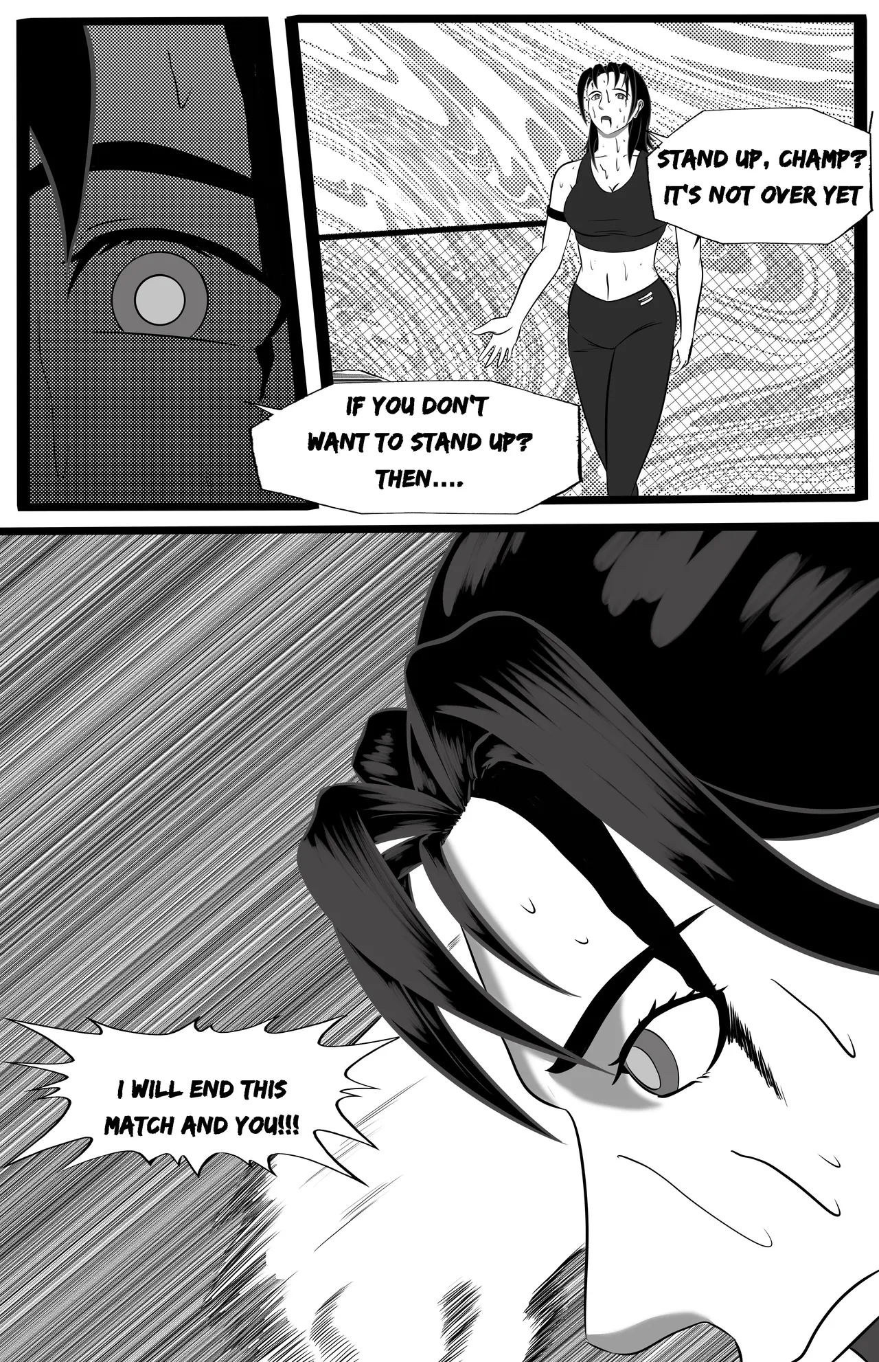 underground tournament page 132 featuring jun kazama virtua fighter parody - ryona wrestling hentai manga - read online free