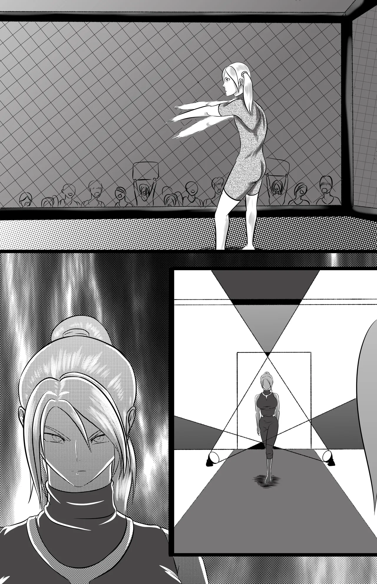 underground tournament page 24 featuring jun kazama virtua fighter parody - ryona wrestling hentai manga - read online free