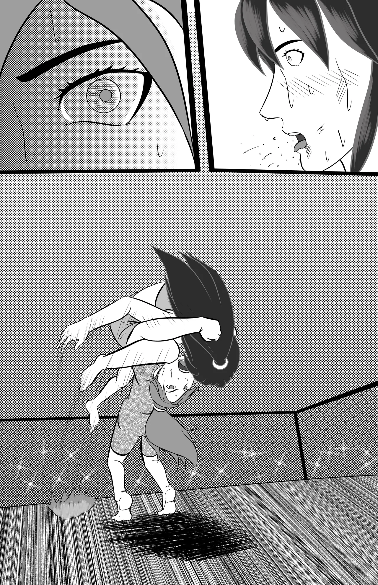 underground tournament page 60 featuring jun kazama virtua fighter parody - ryona wrestling hentai manga - read online free