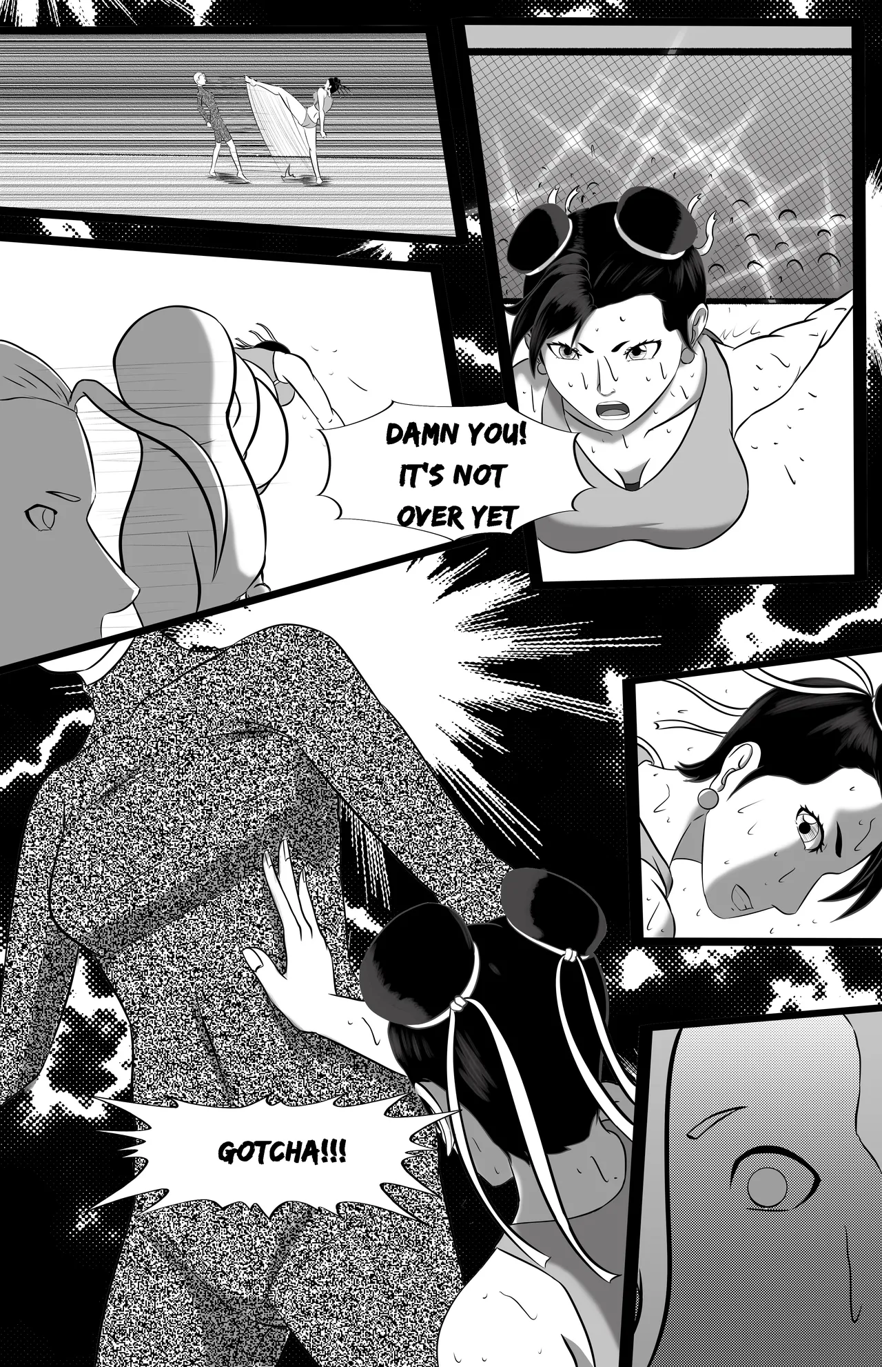 underground tournament page 98 featuring chun-li virtua fighter parody - catfight ryona hentai manga - read online free
