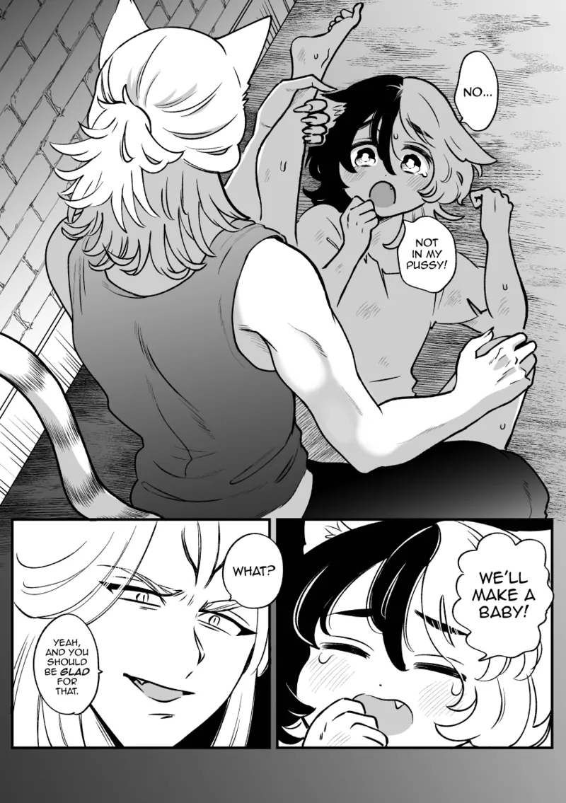 Nora Futanari Kemomimi no Ninshin page 27 original parody - futanari pregnant hentai manga - read online free