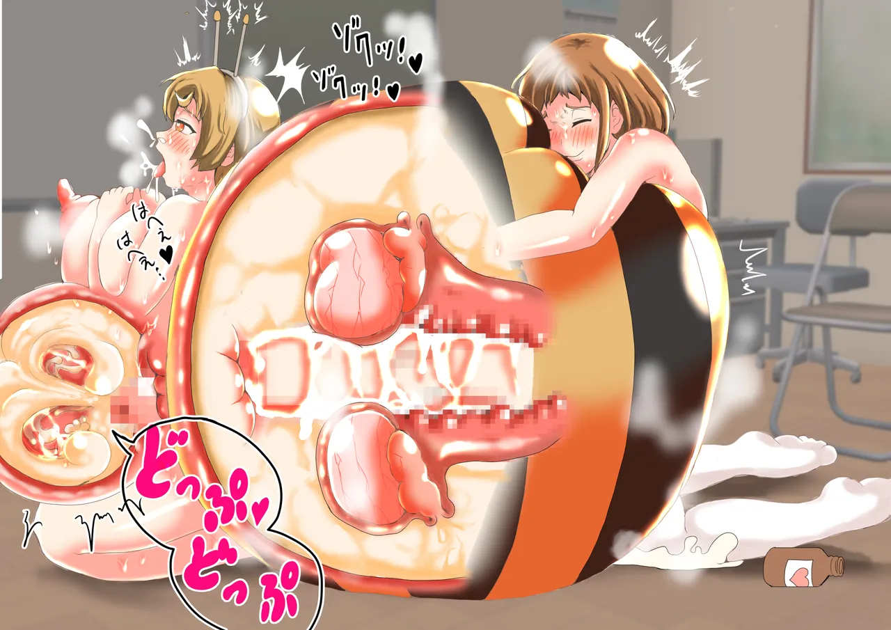 たまごあれるぎーイラスト集(2)【蜂娘編】 page 70 original parody - big breasts insect girl hentai manga - read online free